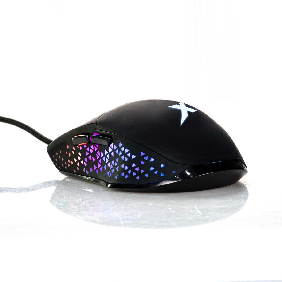 Mouse Gamer X-Micro XGM-230 Óptico 7200 DPI Con Luz RGB